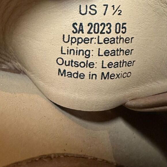 NISOLO Carina Leather Cross Strap Heeled Slip On Sandal Mule Womens 7.5 - Picture 12 of 16